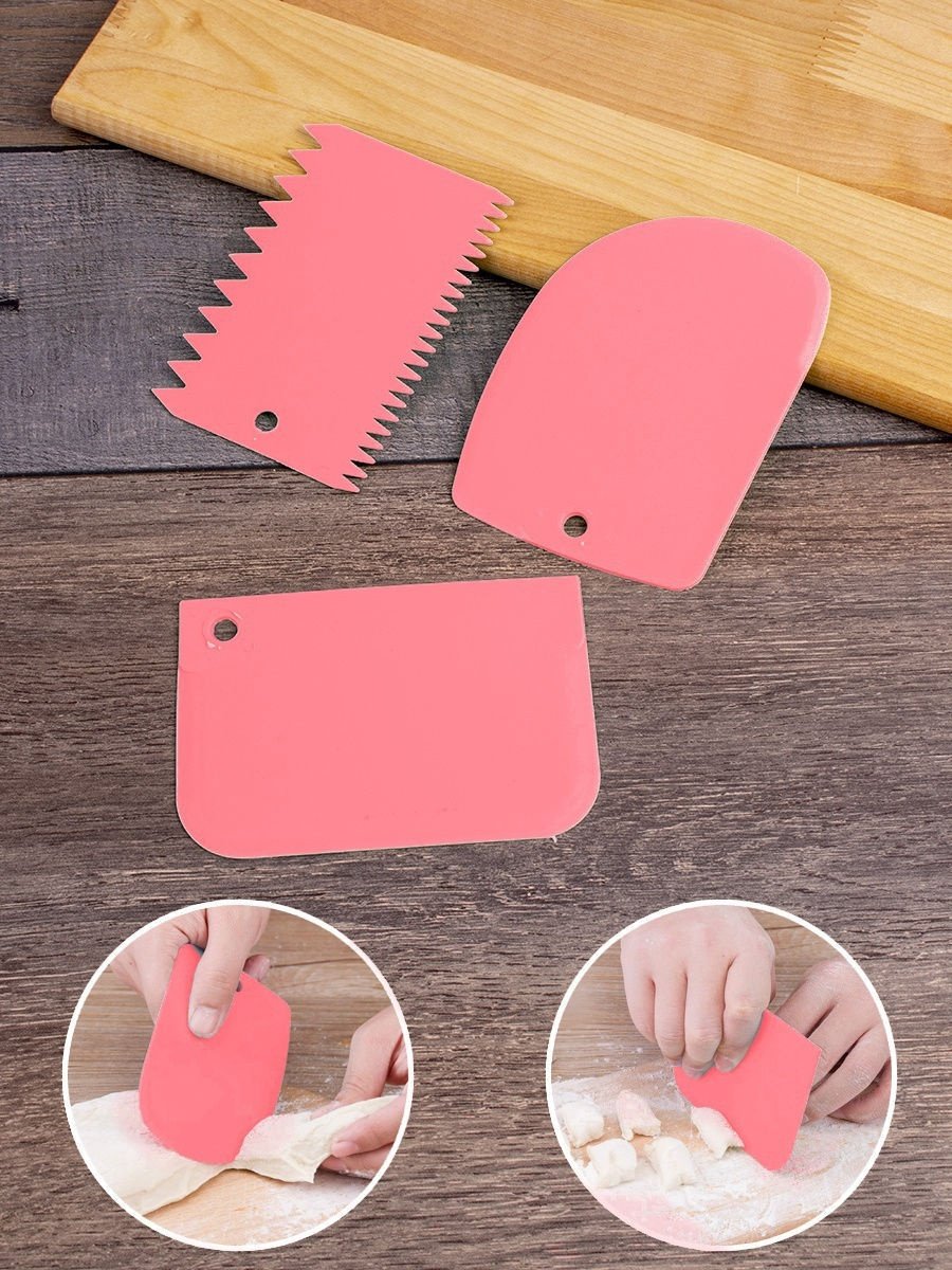 KVARTIRA шпатель кондитерский SetPink 3 шт купить,NaN