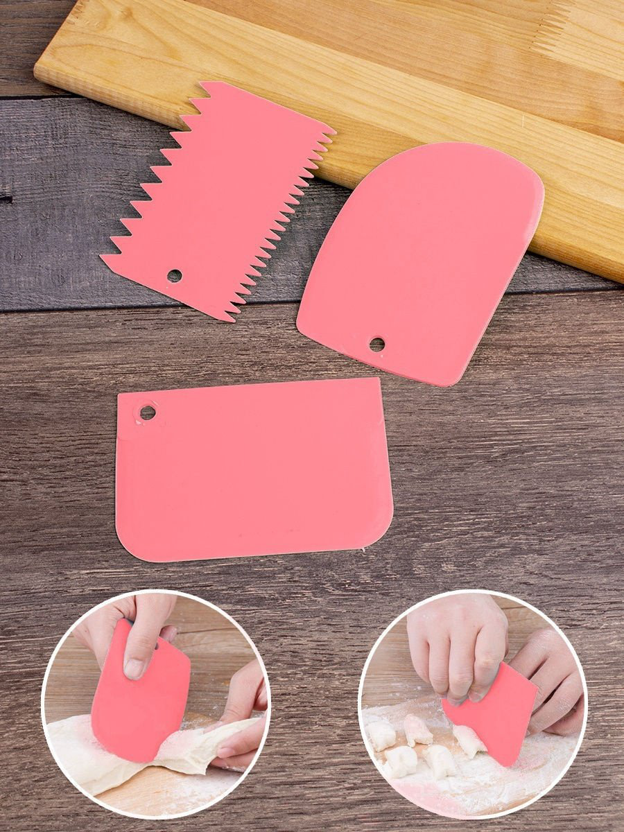 KVARTIRA шпатель кондитерский SetPink 3 шт купить,NaN