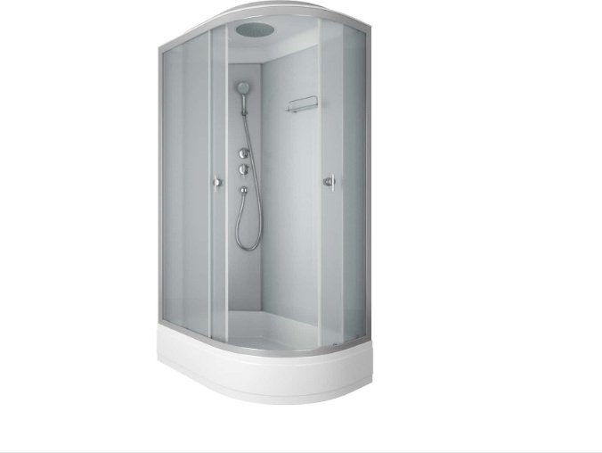 Душевая кабина Niagara Eco E120/80/26L/MT (215х120 см), средний поддон