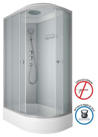 Душевая кабина Niagara Eco E120/80/26L/MT (215х120 см), средний поддон купить,NaN