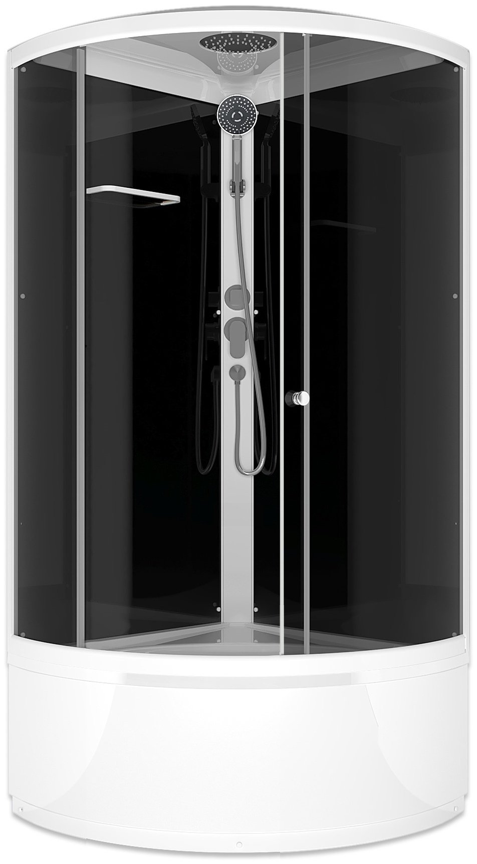 Душевая кабина Domani-Spa Simple high DS01Sm99HBT00 (218х90 см), высокий поддон