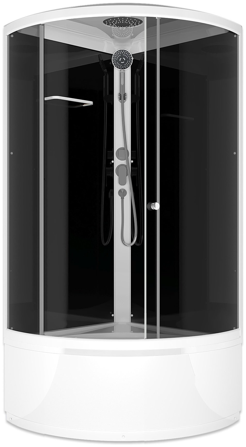 Душевая кабина Domani-Spa Simple high DS01Sm99HBT00 (218х90 см), высокий поддон купить,NaN