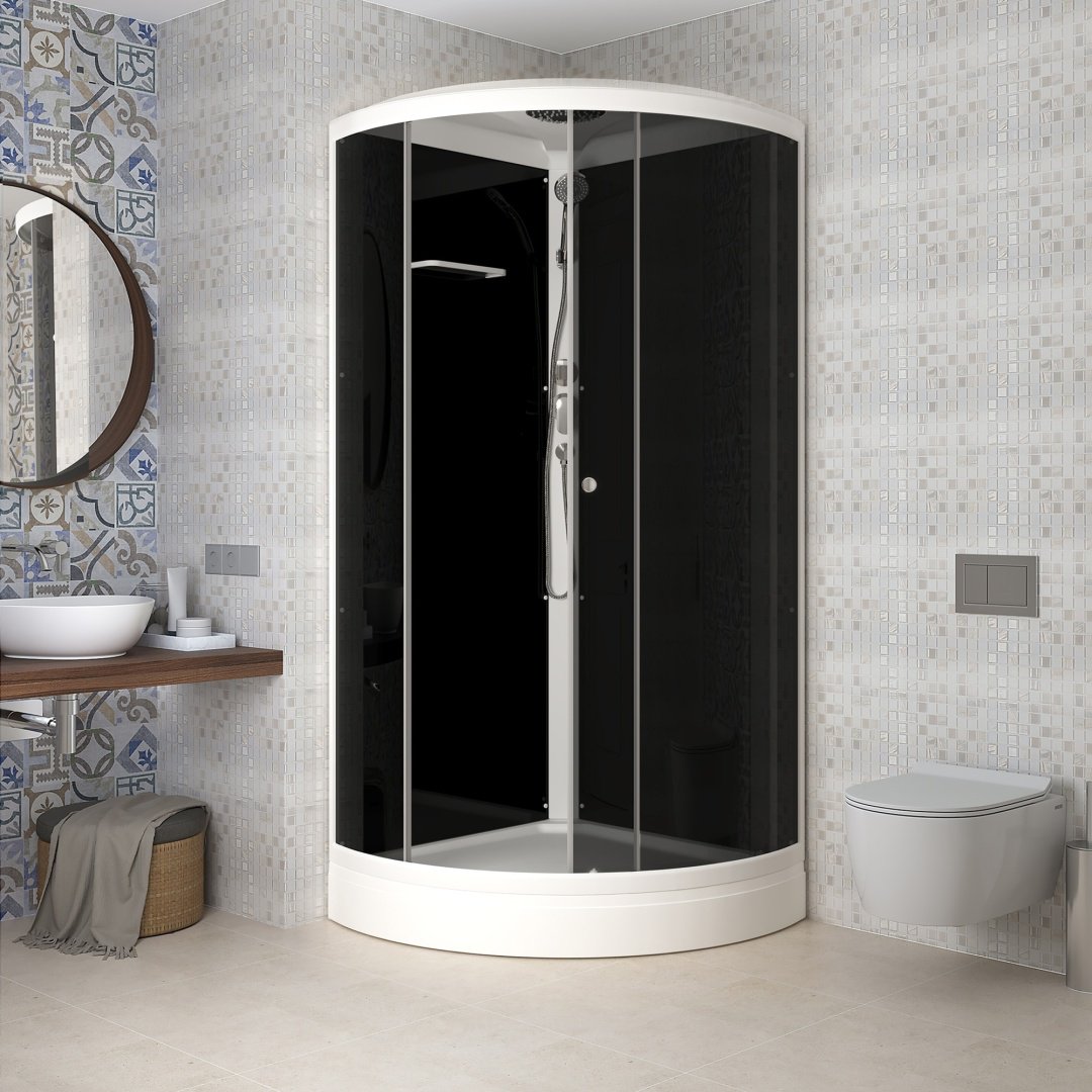 Душевая кабина Domani-Spa Simple (218х90 см), низкий поддон