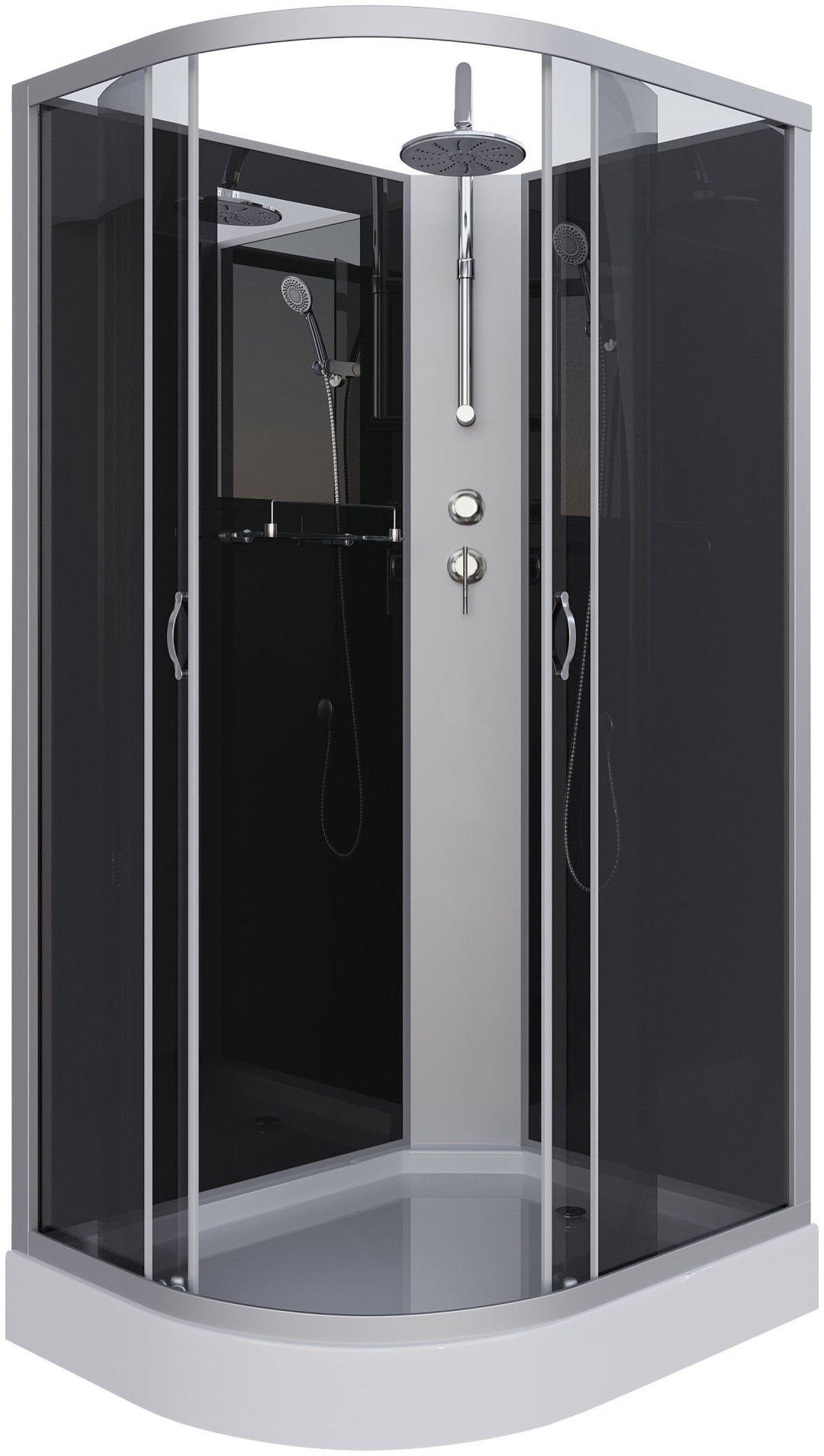 Душевая кабина Niagara NG-3512-14RBKT (215 см х 120 см), низкий поддон купить,NaN
