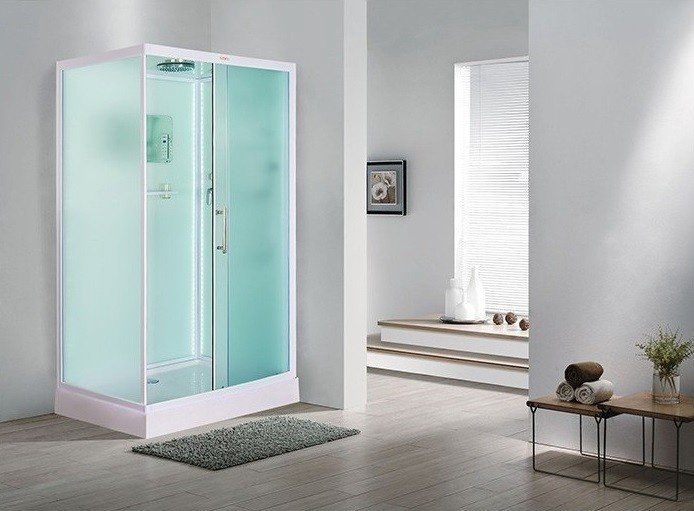 Душевая кабина ESBANO ES-L 129 CKR (210 см х 120 см), низкий поддон купить,NaN