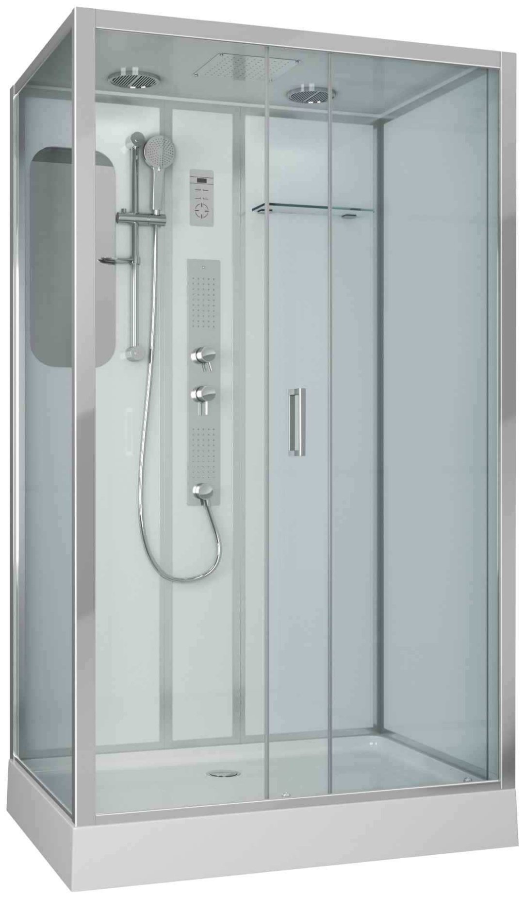 Душевая кабина Niagara NG-6012-01GQR (210 см х 120 см), низкий поддон купить,NaN