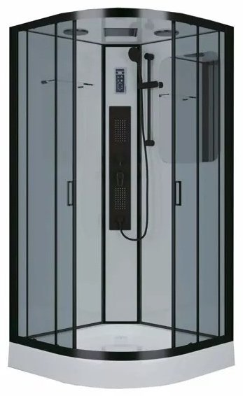 Душевая кабина Niagara NG-6902-01G (210 см х 100 см), низкий поддон