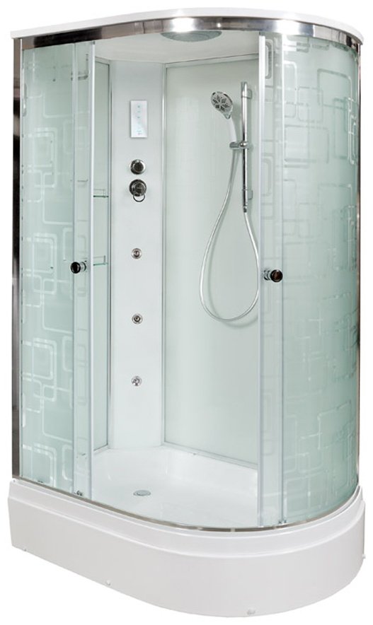Душевая кабина KABINKA.KZ EM2712L (220х120 см), низкий поддон купить,NaN