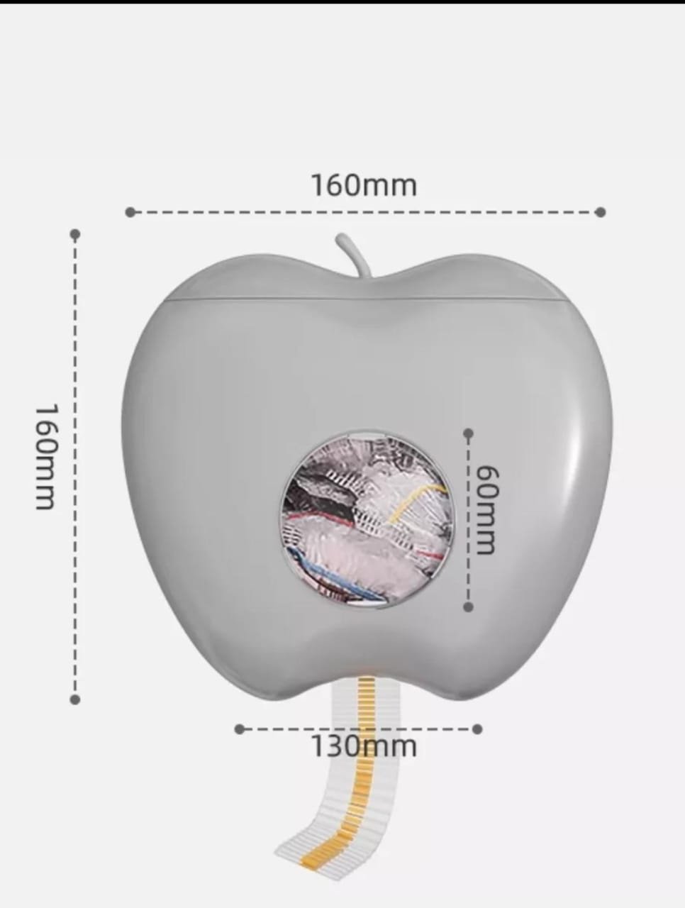 Органайзер для пакетов 16x16x16 см, пластик