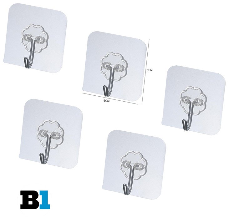 Крючок b1s brush 10 шт, нержавеющая сталь, пластик