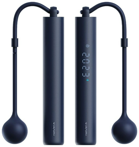 Скакалка Xiaomi Умная скакалка Xiaomi Smart Jump Rope черная умная 300 см синий