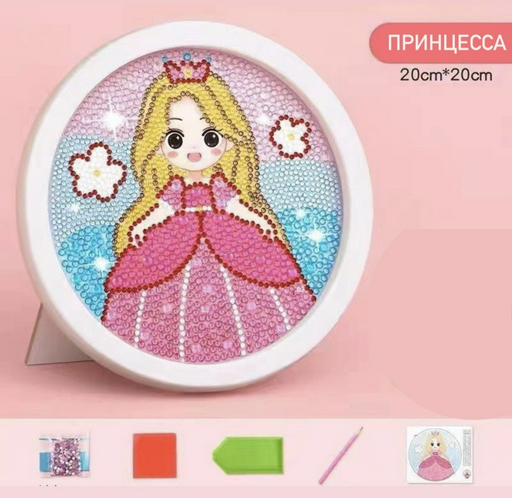 Алмазная мозаика Принцесса 197888 20x20 см