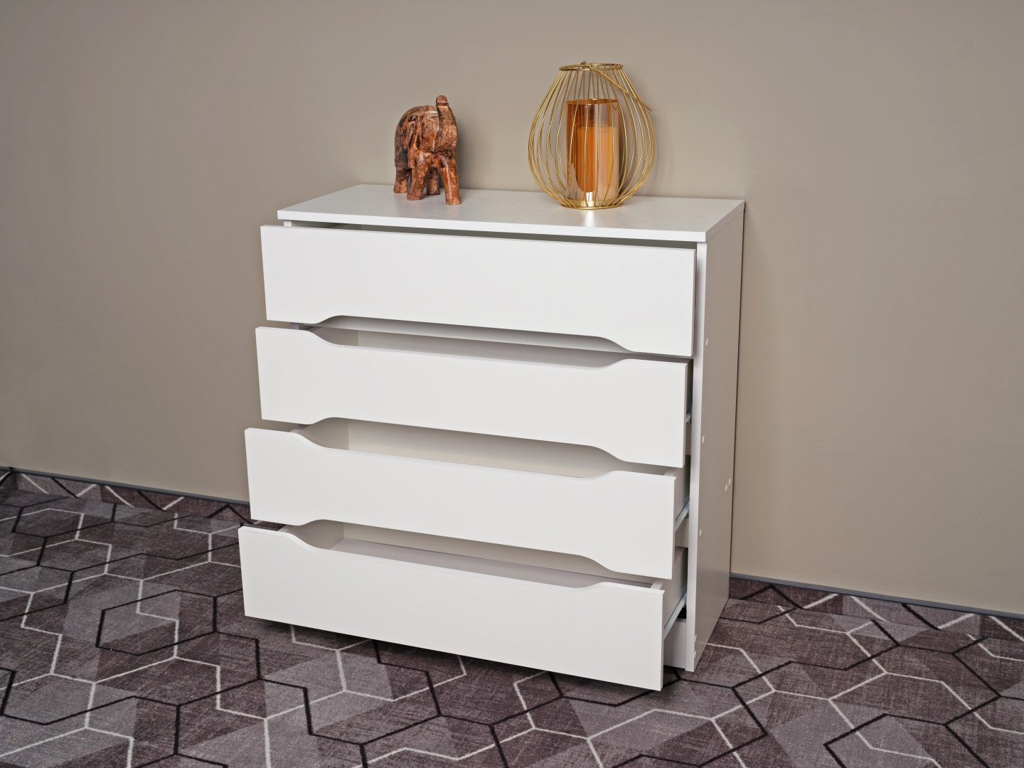 Комод DOMA Валенсия, 78x33x80 см, белый купить,NaN