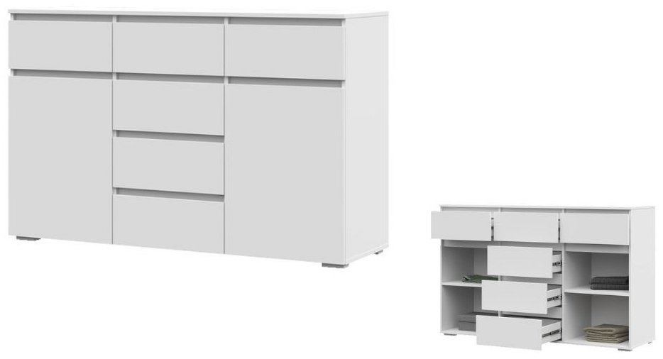 Комод DOMA HEL-150, 150x46x96 см, белый купить,NaN