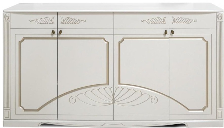 Комод DOMA Ameli-S, 176.60x55.20x99.5 см, белый, золотой купить,NaN