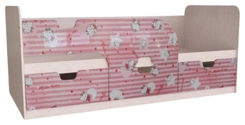 Детская кровать DOMA Hello Kiti 51626523, розовый
