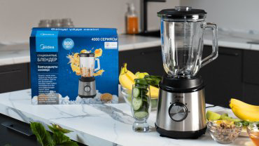 Блендер Midea MJ-BL6006W серебристый купить,24990