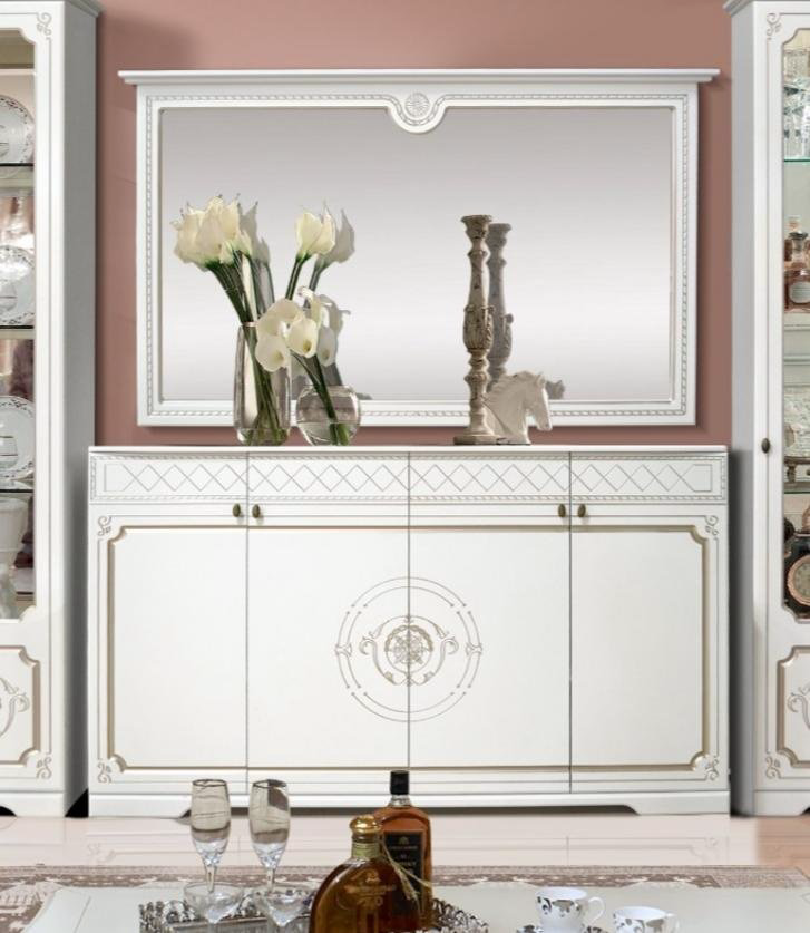 Комод DOMA Leyli, 176.60x55.20x99.5 см, белый, золотистый купить,NaN