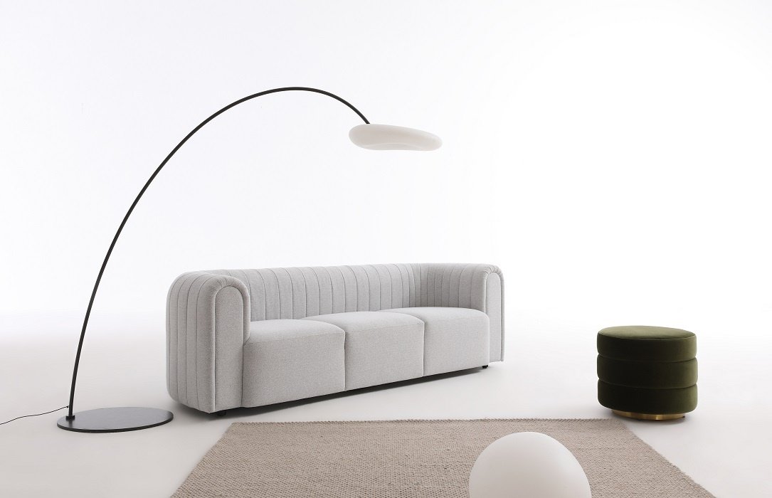 Диван прямой Home Collection A priori Д3 MQ-5-D3, 250х88 см, обивка ткань, светло серый купить,NaN