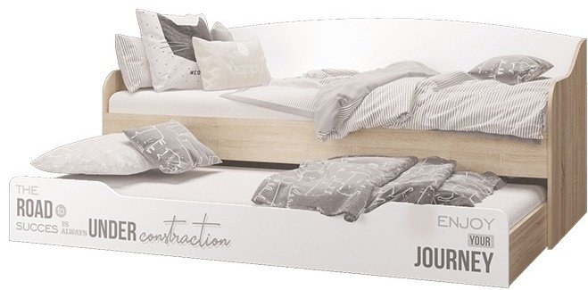Кровать трансформер DOMA JUNIOR-2 91658516, белый, бежевый купить,NaN