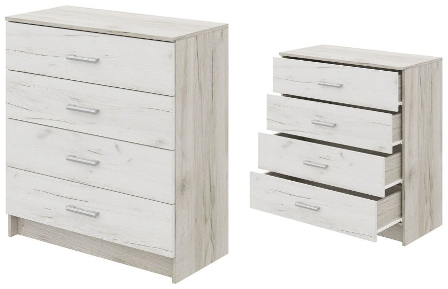 Комод DOMA GR-85, 85x40x93 см, светло серый, светло-коричневый купить,NaN