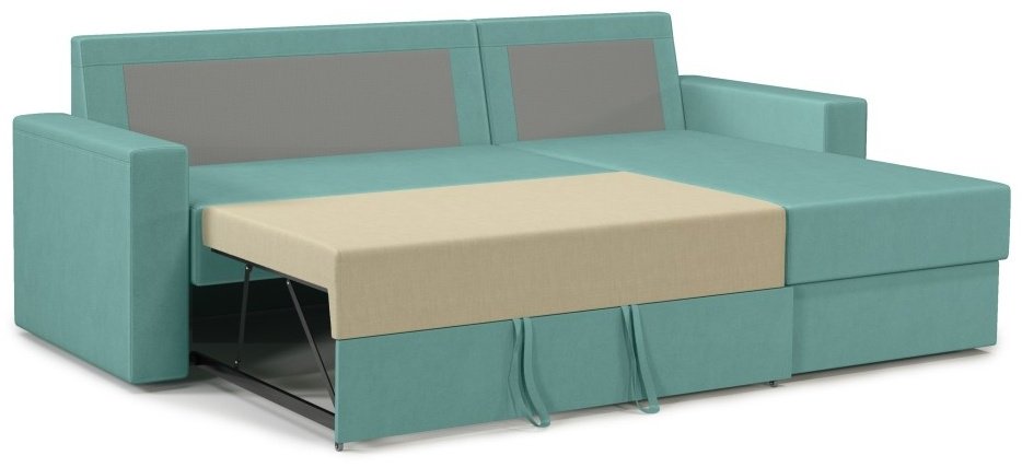 Диван угловой DOMA 151651651, 216х158 см, обивка ткань, серый купить,NaN
