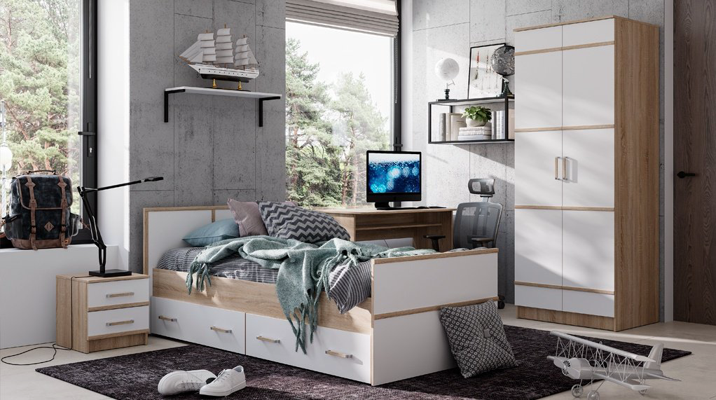 Детская кровать DOMA sakuram lite с ящиками 523032, мультиколор купить,NaN