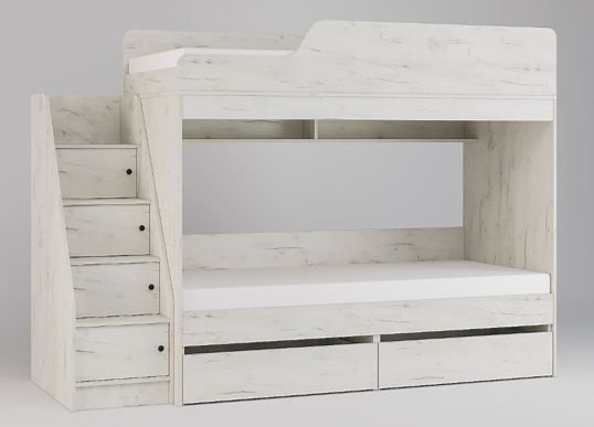 Двухъярусная кровать DOMA 991042852, 80x180 см, бежевый купить,NaN