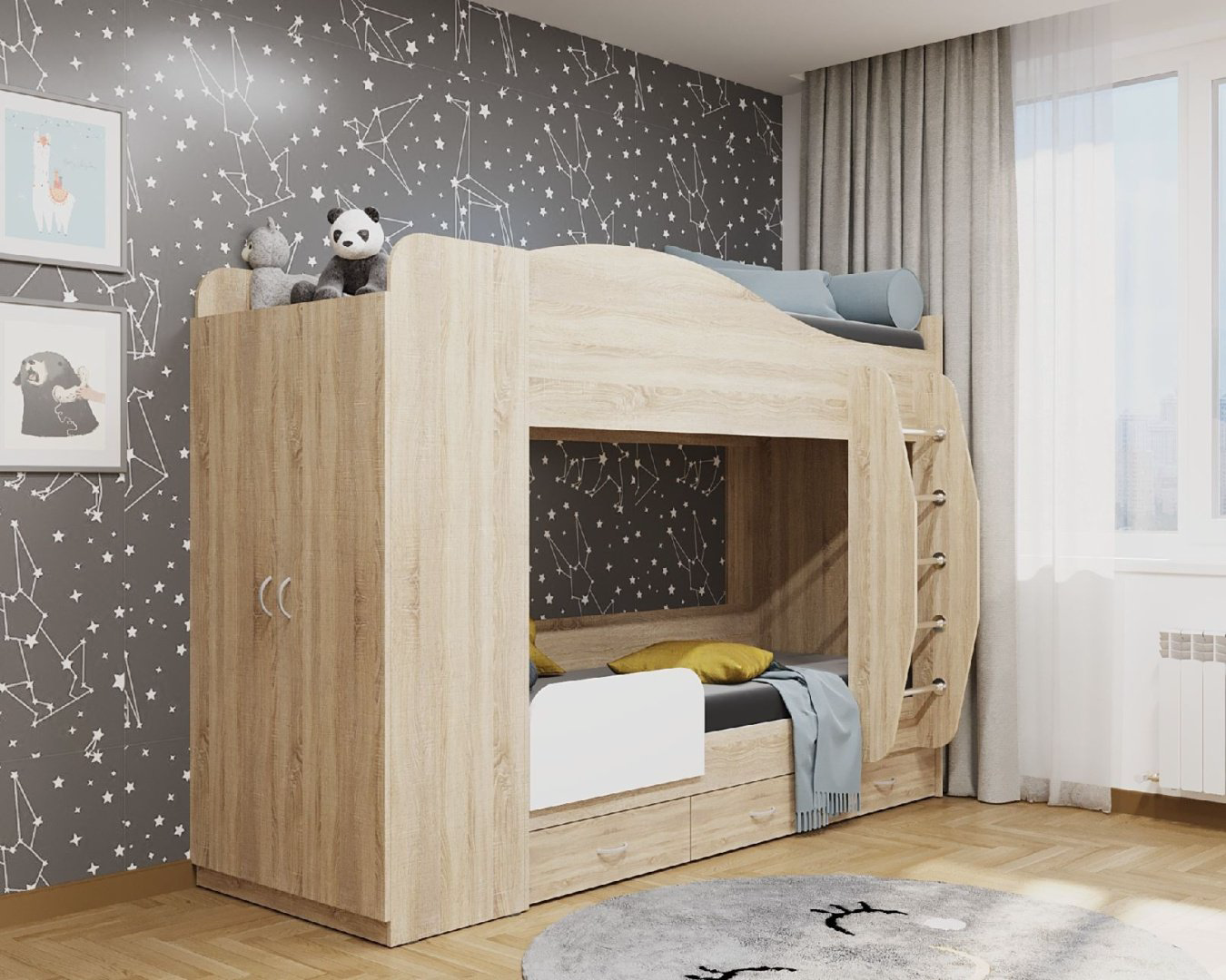Ереке Мебель Mamamia HM SK, 80x200 см, без подъёмного механизма, бежевый купить,NaN