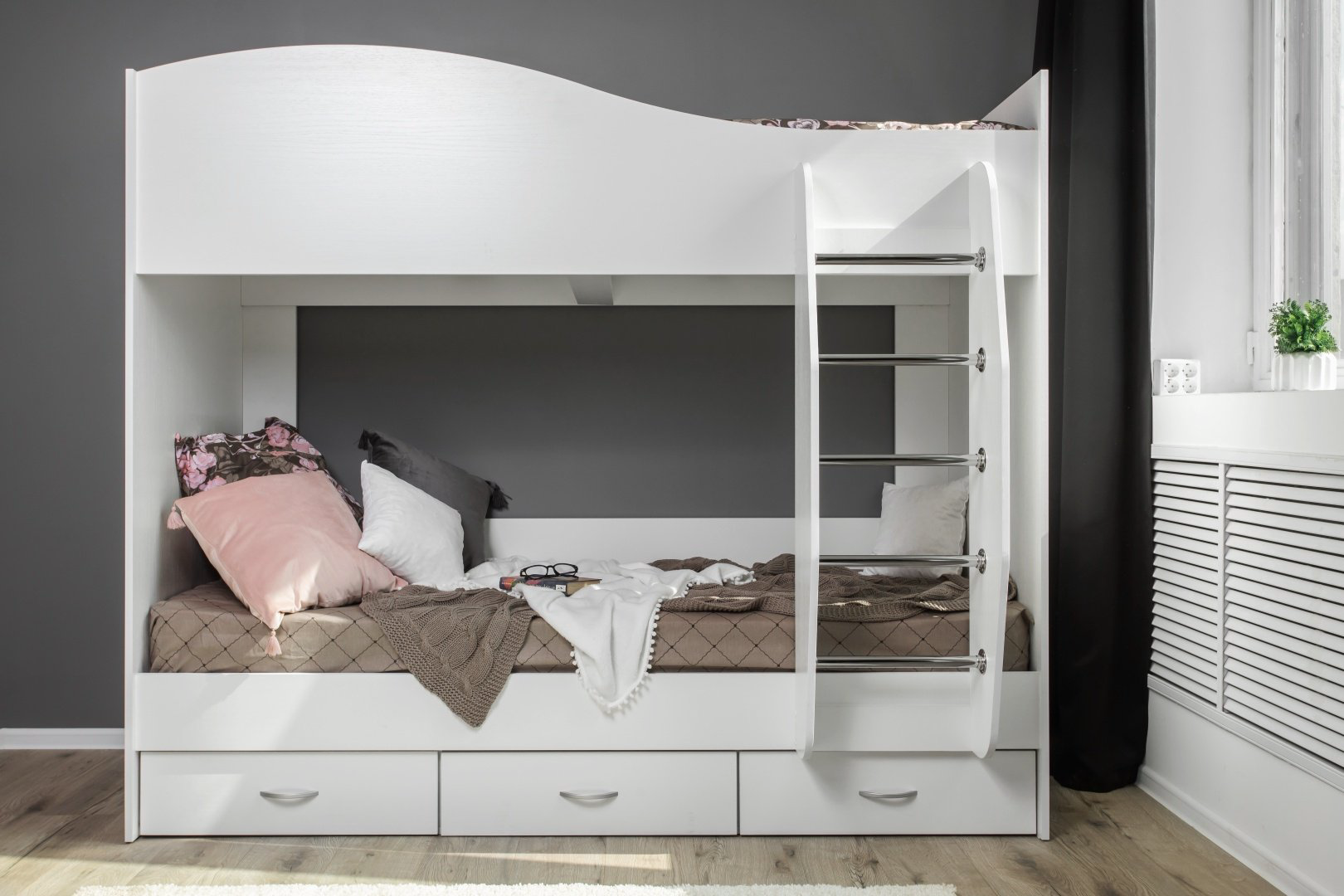 Ереке Мебель Mamamia HM SK, 80x200 см, без подъёмного механизма, белый купить,NaN