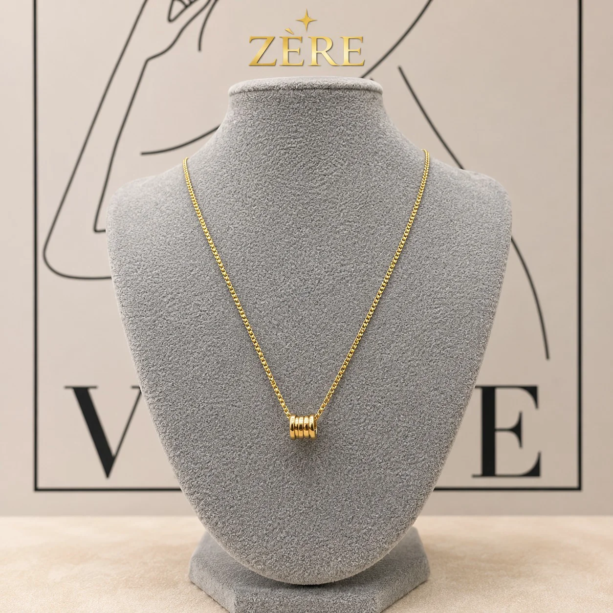 Цепочка с кулоном Zere желтое золото 2,46г 50 см - ForteMarket Цепочка с кулоном Zere желтое золото 2,46г 50 см купить,204100