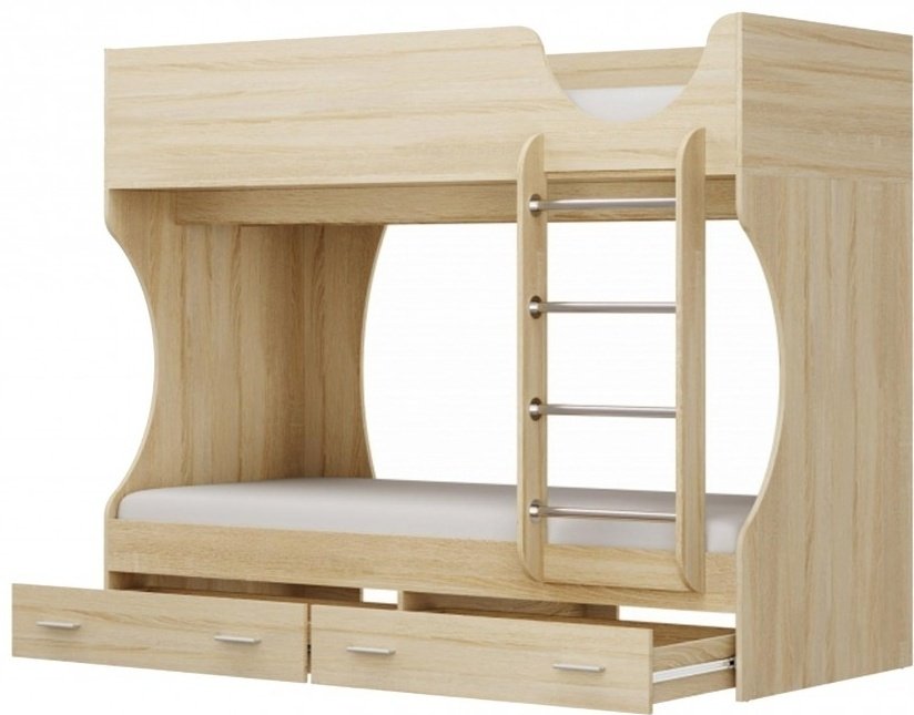 Двухъярусная кровать DOMA D22 562362, белый, бежевый купить,NaN