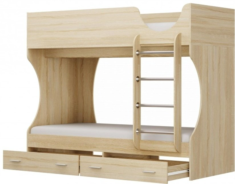 Двухъярусная кровать DOMA D22 562362, белый, бежевый купить,NaN
