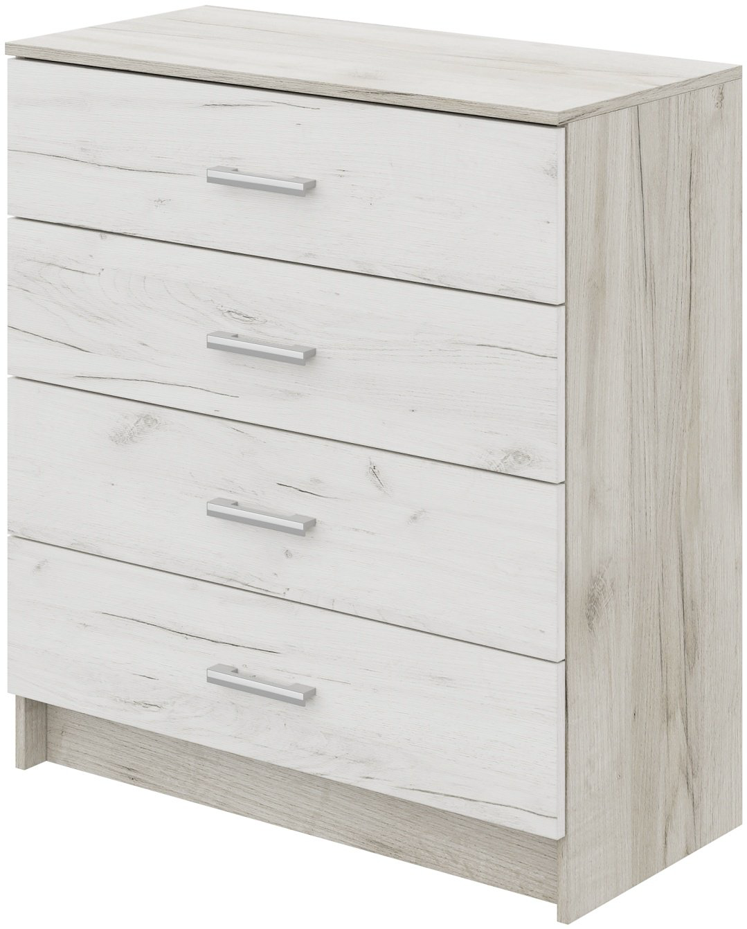 Комод DOMA Garmonia-lite, 85x40.80x93.4 см, белый, светло серый купить,NaN