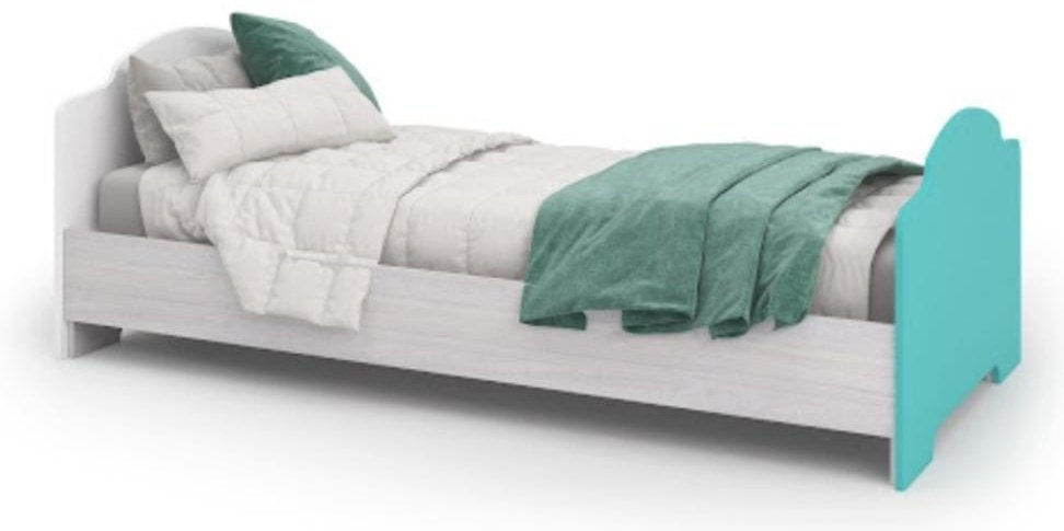 Детская кровать DOMA MIA-S КР 56165156, белый, бирюзовый