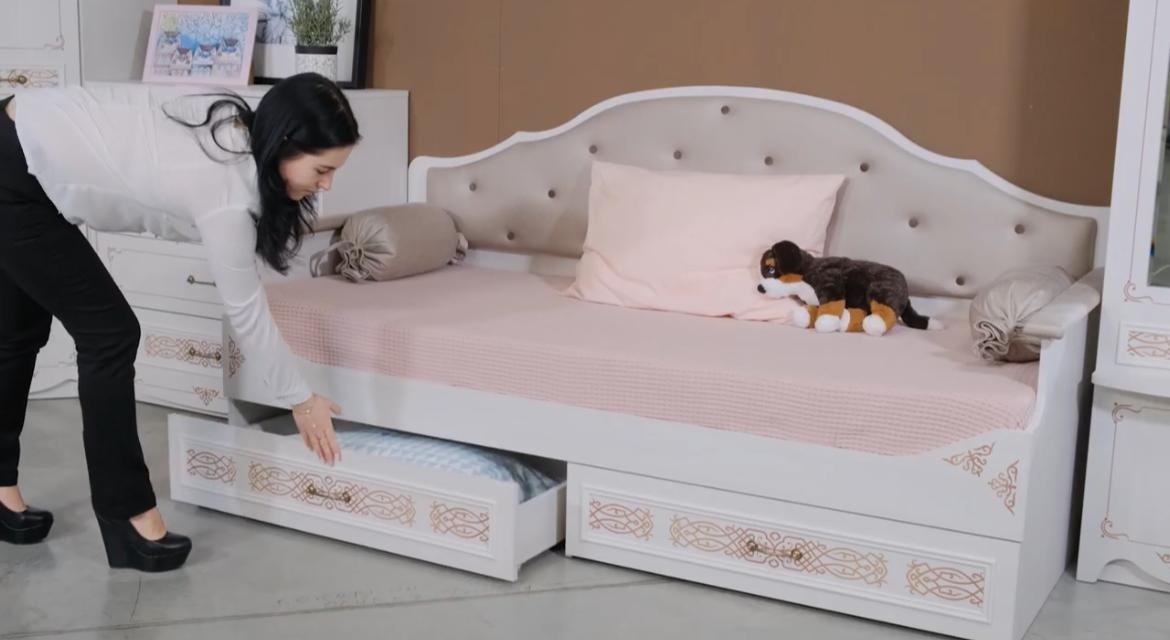 Детская кровать DOMA FLORENCIA-NEW 15651651, белый, бежевый