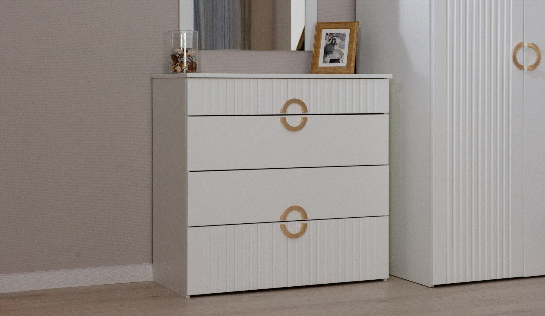 Комод IMPERIAL Миа, 88.60x42.70x84.8 см, белый купить,NaN