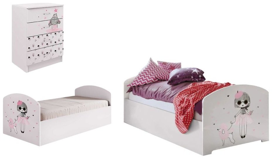 Комплект DOMA M-IN белый, розовый