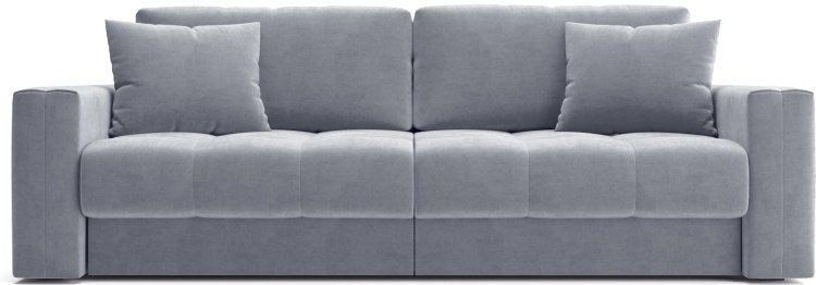Диван прямой Ереке Мебель Denver HM , 240х120 см, обивка велюр, светло серый купить,NaN