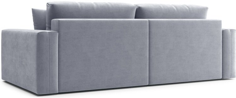 Диван прямой Ереке Мебель Denver HM , 240х120 см, обивка велюр, светло серый купить,NaN