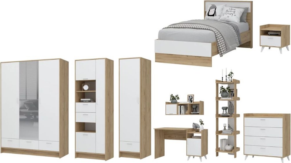 Комплект DOMA DSFG4DFSG1DFS белый, светло-коричневый