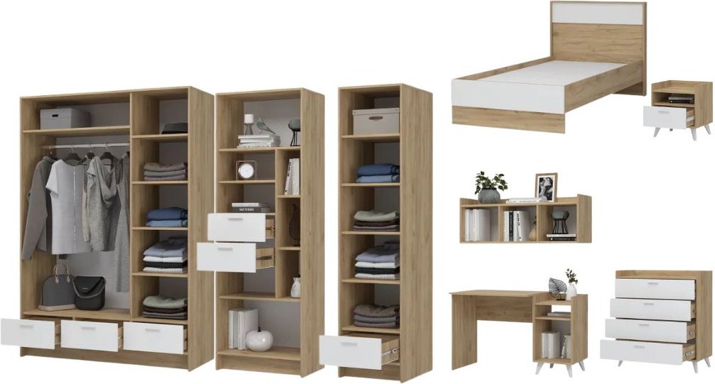 Комплект DOMA DSFG4DFSG1DFS белый, светло-коричневый