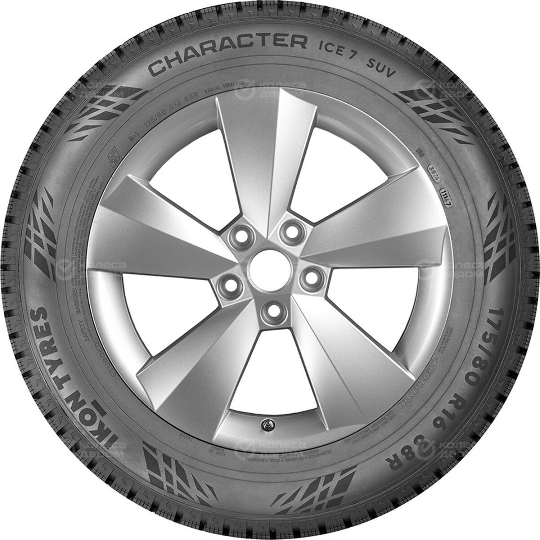 Ikon Tyres (Nokian) Character Ice 7 SUV 265/60 R18 114 T с шипами купить,77800