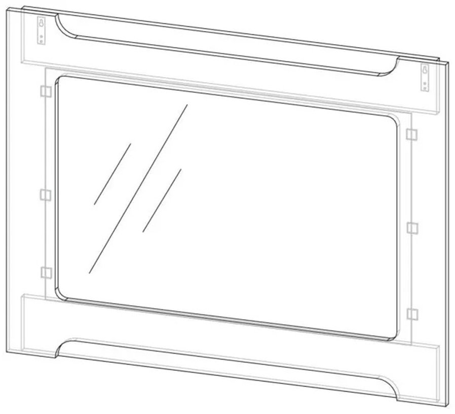 Зеркало настенное DOMA 90x68.5 см купить,NaN