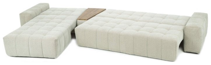 Диван угловой Брайтон, 416х204 см, обивка шенилл, серый купить,NaN