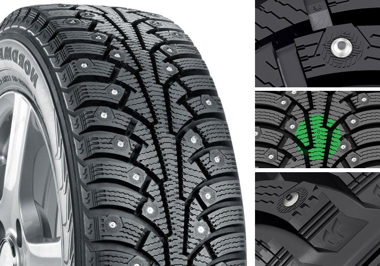 Ikon Tyres (Nokian) Nordman 5 205/70 R15 100 T с шипами купить,NaN