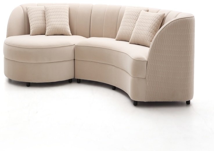 Диван прямой Home Collection Cloud ВК-33-07-1-RH3, 218х105 см, обивка ткань, бежевый купить,NaN