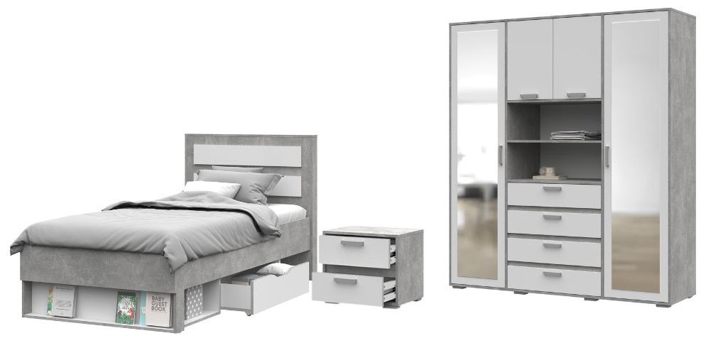 Комплект DOMA DEN-90 белый, серый