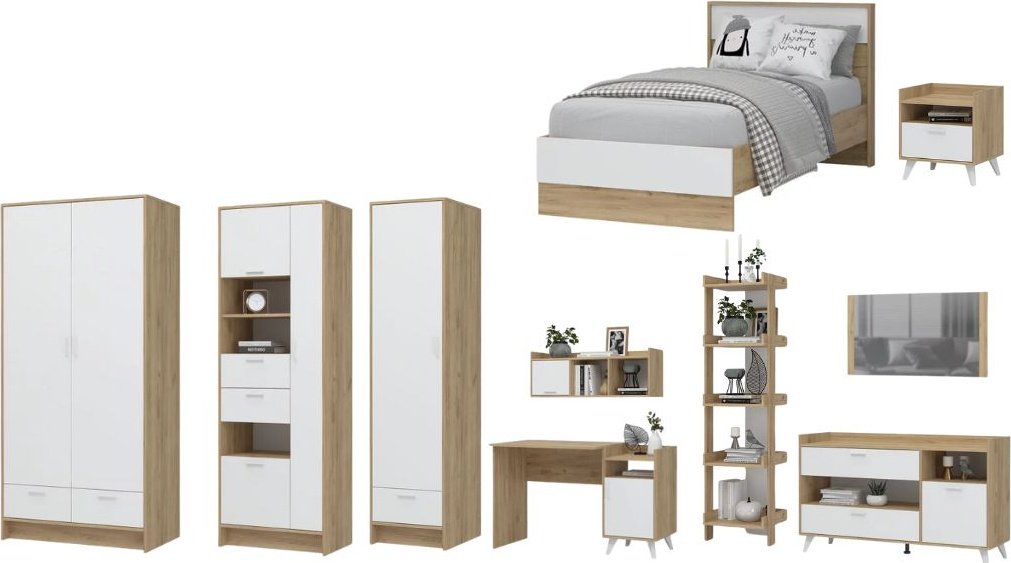 Комплект DOMA 1SF6AS1F4 белый, светло-коричневый