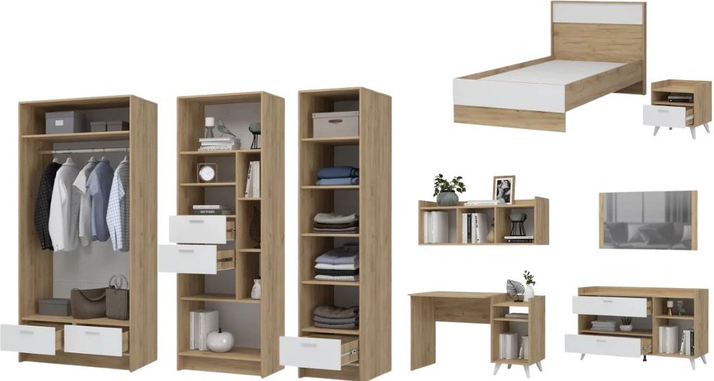 Комплект DOMA 1SF6AS1F4 белый, светло-коричневый